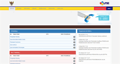 Desktop Screenshot of lpse.unima.ac.id